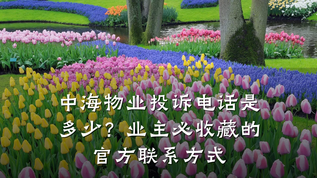 中海物业投诉电话是多少？业主必收藏的官方联系方式
